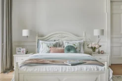Arrediorg Letto Bianco 180 x 200 Princess 886 colore Bianco