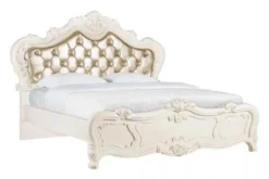Arrediorg Letto classico imbottito con cornice in legno 180 X 200 BELLA 976