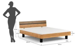 Arrediorg Letto francese massello moderno 140 x 200