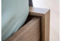 Arrediorg Letto in massello di rovere affumicato 180 x 200