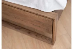 Arrediorg Letto in massello di rovere affumicato 180 x 200