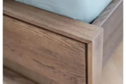 Arrediorg Letto in massello di rovere affumicato 180 x 200