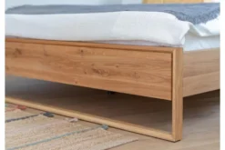 Arrediorg Letto in rovere naturale oliato matrimoniale 180 x 200