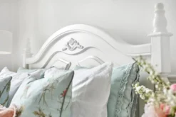 Arrediorg Letto in stile provenzale bianco 160x200 Princess 886