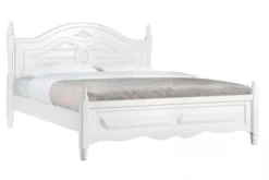 Arrediorg Letto in stile provenzale bianco 160x200 Princess 886