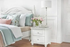Arrediorg Letto in stile provenzale bianco 160x200 Princess 886