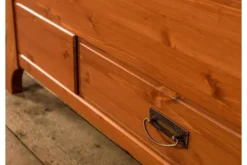 Arrediorg Letto matrimoniale legno massello con cassetti 180x200 shabby toscano