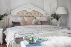 Arrediorg Letto matrimoniale provenzale king size 180x200 Princess 872