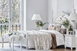 Arrediorg Letto matrimoniale provenzale king size 180x200 Princess 872