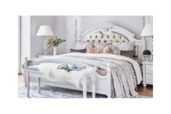 Arrediorg Letto matrimoniale provenzale king size 180x200 Princess 872