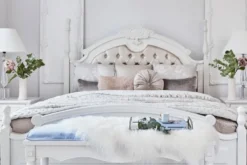 Arrediorg Letto matrimoniale provenzale king size 180x200 Princess 872