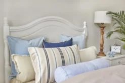 Arrediorg Letto provenzale in legno bianco 1 piazza e mezzo 120 X 200 Princess 810