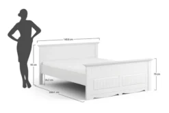 Arrediorg Letto shabby chic pino massello 120x200