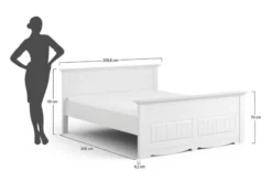 Arrediorg Letto shabby chic pino massello 180x200