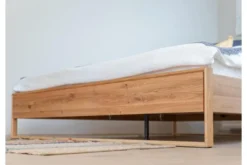 Arrediorg Letto 140x200 in rovere massello naturale oliato design moderno