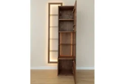 Arrediorg Libreria a parete moderna in rovere massello