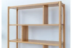 Arrediorg Libreria bassa in legno massello di oliato