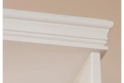 Arrediorg Libreria legno massello bianca stile shabby toscano