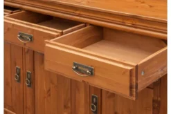 Arrediorg Madia legno massello 3 ante shabby toscano