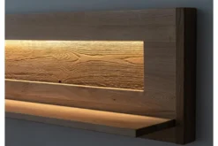 Arrediorg Mensola grande massello naturale illuminazione LED integrata