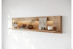 Arrediorg Mensola grande massello naturale illuminazione LED integrata