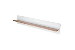 Arrediorg Mensola legno massello bianca miele stile shabby toscano