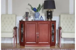 Arrediorg Mobile bar per ufficio o studio in stile classico PRESTIGE C645