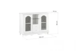 Arrediorg Mobile Buffet bianco stile provenzale Princess 882