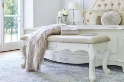 Arrediorg Panca fondo letto classica bianco BELLA 933
