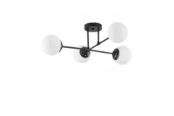 Arrediorg Plafoniera a sfera nera da soffitto FINO W4