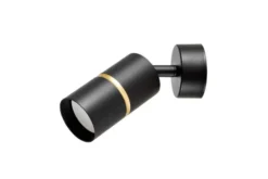Arrediorg PLAFONIERA A TUBO MODERNA E ORO ASTI W1