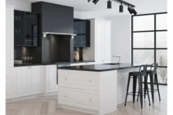 Arrediorg PLAFONIERA MODERNA NERA NEO W6