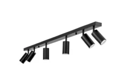 Arrediorg PLAFONIERA MODERNA NERA NEO W6