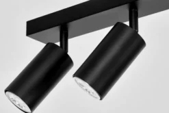Arrediorg PLAFONIERA MODERNA NERA NEO W6