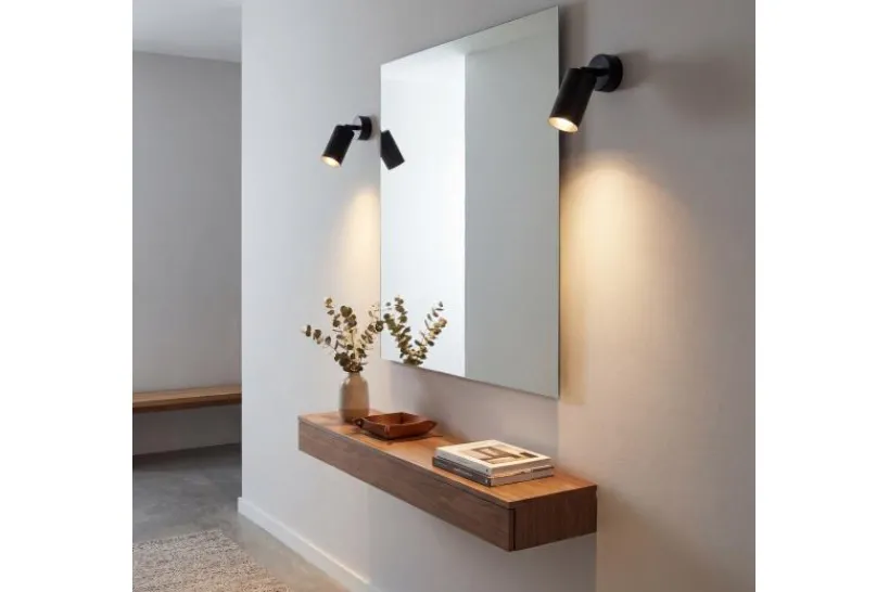 Arrediorg PLAFONIERA MODERNA NERA NEO W1