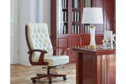 Arrediorg Poltrona ufficio pelle color Consul