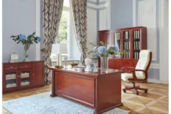 Arrediorg Poltrona ufficio pelle color Consul