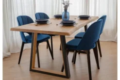 Arrediorg Poltroncina blu imbottita BRENO