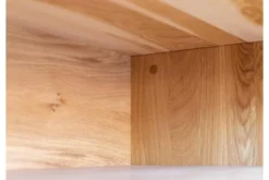 Arrediorg Porta TV con ripiano legno massello di naturale LED integrato