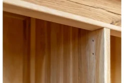 Arrediorg Porta TV con ripiano legno massello di naturale LED integrato