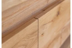Arrediorg Porta TV con ripiano legno massello di naturale LED integrato