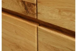 Arrediorg Scarpiera chiusa in legno naturale di massello oliato