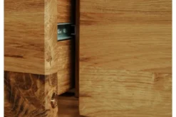 Arrediorg Scarpiera chiusa in legno naturale di massello oliato