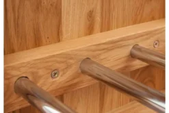 Arrediorg Scarpiera in legno naturale massello oliato di