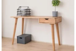 Arrediorg Scrittoio in legno naturale massello oliato