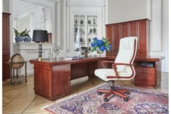 Arrediorg Scrivania angolare classica 280 cm PRESTIGE B810