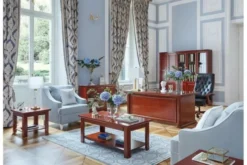 Arrediorg Scrivania direzionale in stile classico per ufficio PRESTIGE B620 1,7 Metri