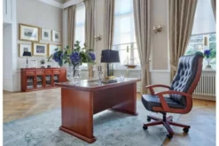 Arrediorg Scrivania in stile classico per ufficio PRESTIGE B620 1,5 Metri