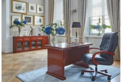 Arrediorg Scrivania in stile classico per ufficio PRESTIGE B620 1,5 Metri
