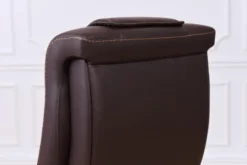 Arrediorg Sedia con rotelle per ufficio in pelle Prestige
